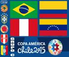 Ομάδα Γ της Χιλής 2015 Αμερική Κόπα, σχηματίζεται από Βραζιλία, Κολομβία, Περού και Βενεζουέλα